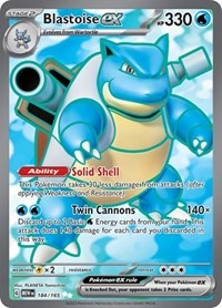 Blastoise ex - 184/165 - 151